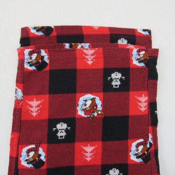 Buc-ee's Pj's Pants Unisex Size Small Red Plaid Christmas Holiday Pajama Bottoms - Picture 6 of 9